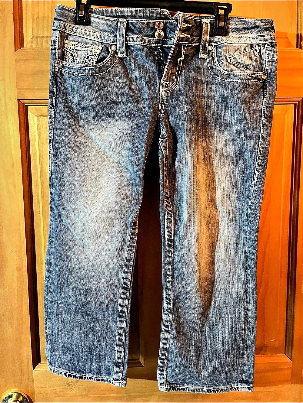 VIGOSS The New York Capri Jeans Size 7/8 Blue